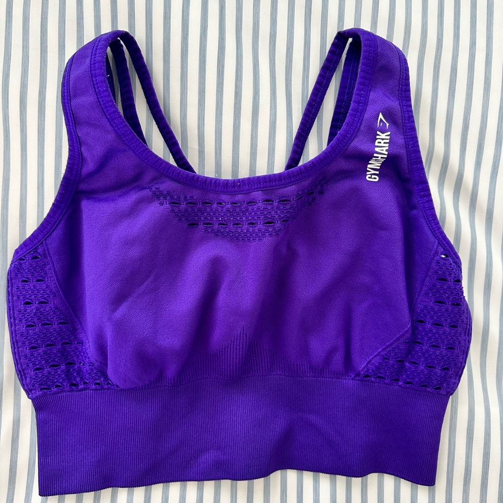 Ribbed Gymshark Sports Bra Top